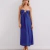 Maureen Detail Long Dress - Lazuli 1 Maureen Detail Long Dress - Lazuli -FemmeFab Shop MAUREENDETAILLONGDRESS FRONT