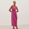 Maya Long Dress - Bubblegum -FemmeFab Shop MAYADETAILLONGDRESS FRONT 6d6fb007 d09d 4984 99e0 75e198c0e730