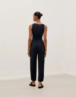 Mirela Jumpsuit - Black 10 Mirela Jumpsuit - Black -FemmeFab Shop MIRELAJUMPSUIT BACK