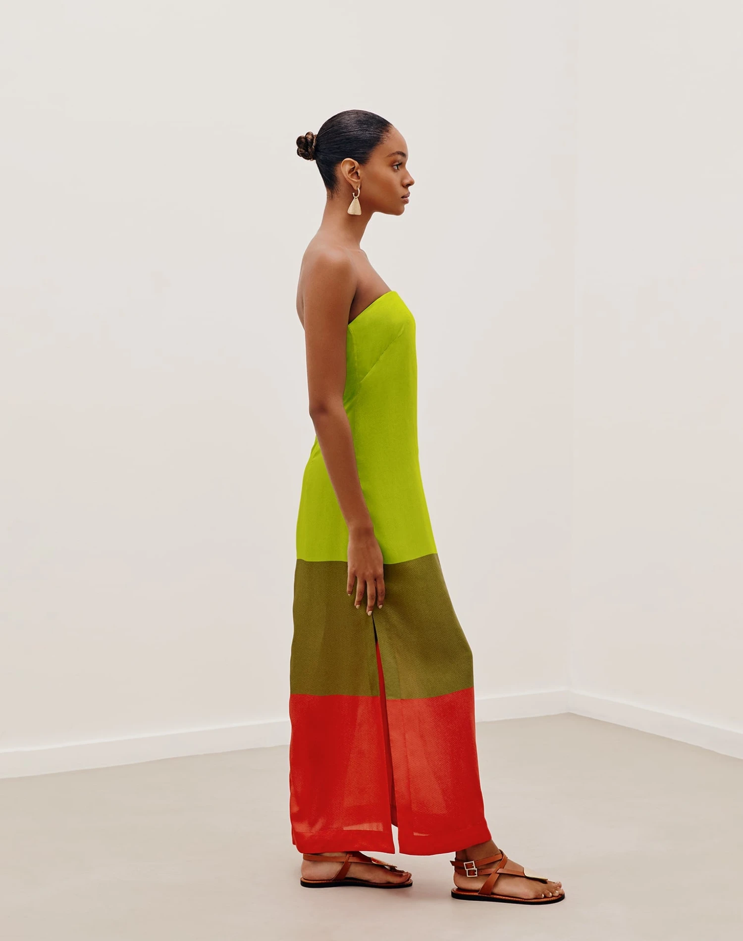 Penelope Long Dress - Wasabi 7 Penelope Long Dress - Wasabi - Image 5