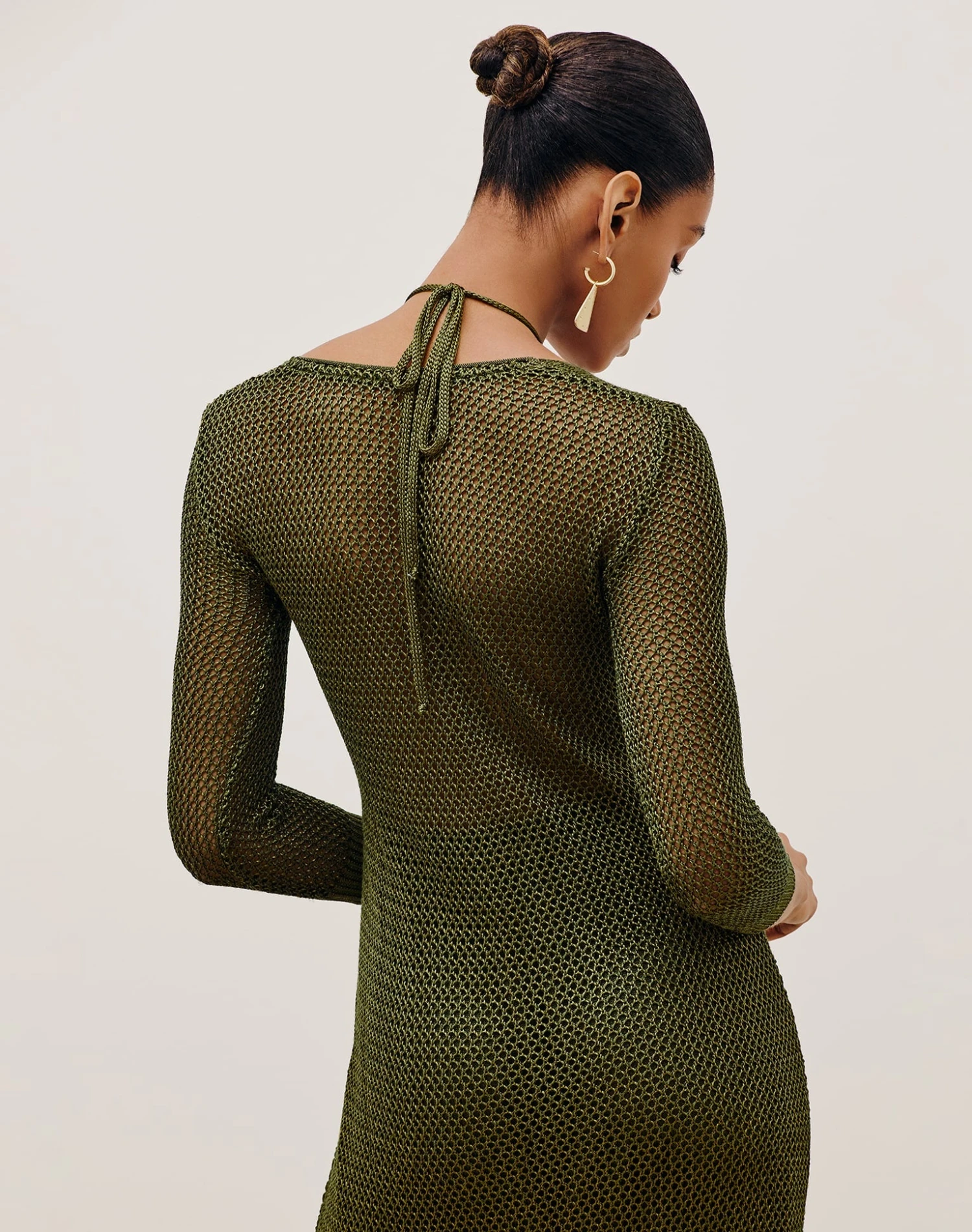 Penny Long Dress - Avocado 7 Penny Long Dress - Avocado - Image 5