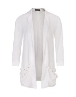 Roberta Blazer - White 16 Roberta Blazer - White -FemmeFab Shop Roberta Blazer2 67586c50 c30d 4ad3 9530 06f6042782a6