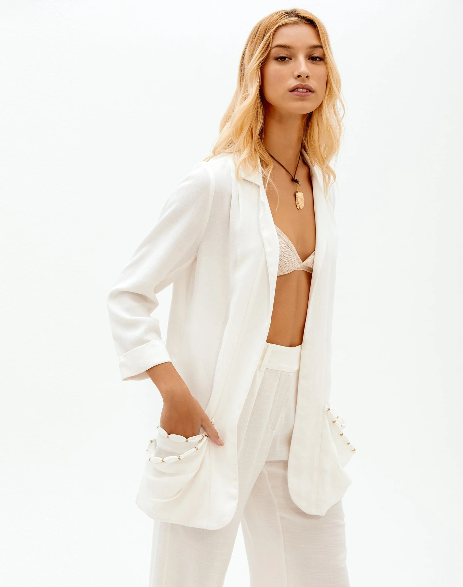 Roberta Blazer - White 8 Roberta Blazer - White - Image 6