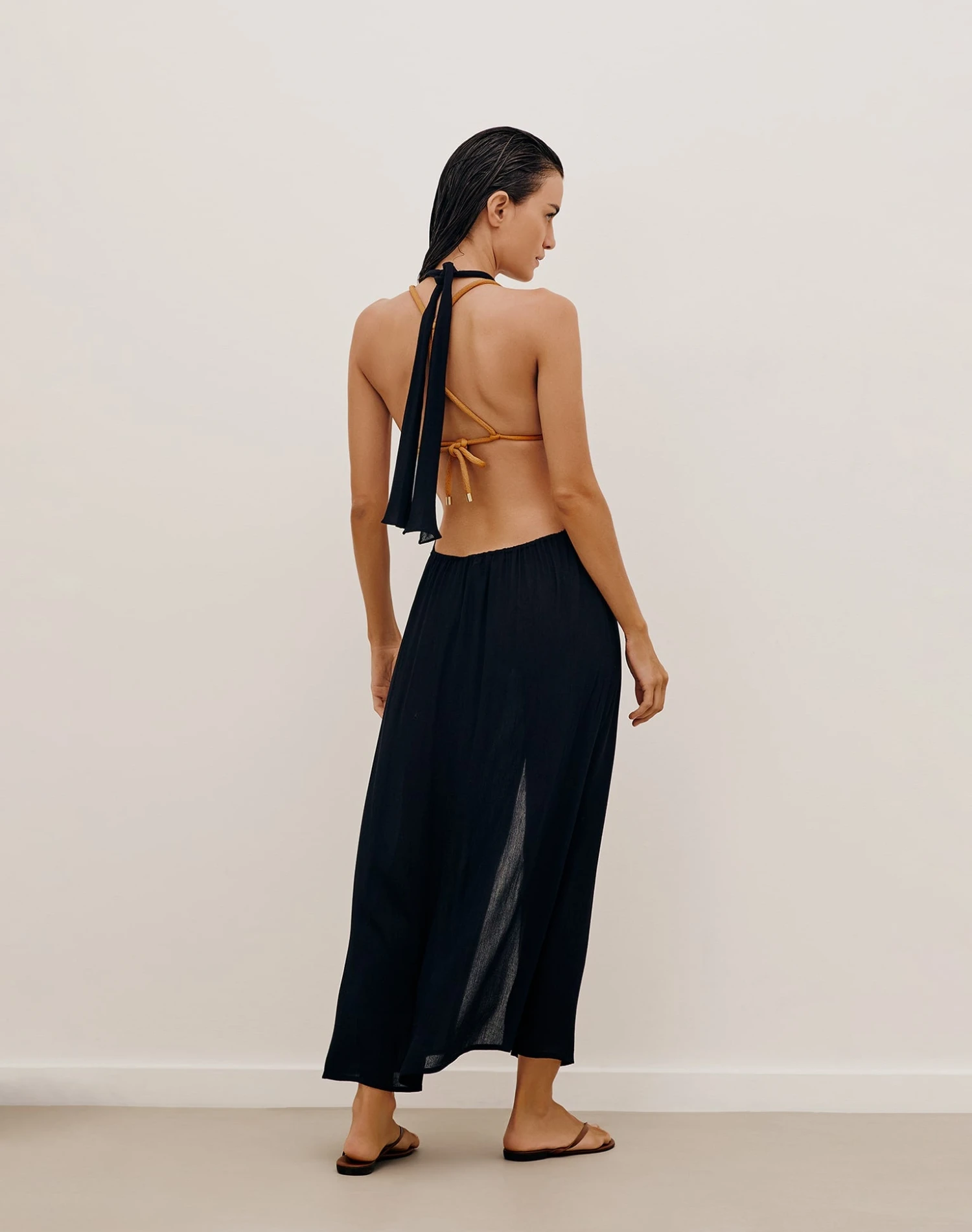 Sally Long Cover Up - Black 5 Sally Long Cover Up - Black - Image 3