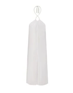 Sally Long Cover Up - White -FemmeFab Shop SALLYLONGCOVERUP FLAT ba988ddc 9234 4a75 9cff 82fb0fc4859f
