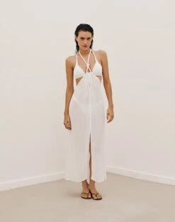 Sally Long Cover Up - White