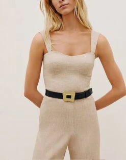 Samy Jumpsuit - Natural -FemmeFab Shop SAMYJUMPSUIT DETAIL 1