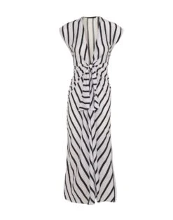 Sasha Long Cover Up - Perrine Black -FemmeFab Shop SASHA LONG COVER UP FLAT