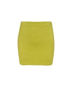 Scales Luiza Mini Skirt - Wasabi -FemmeFab Shop SCALESLUIZAMINISKIRT FLAT