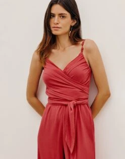 Rita Jumpsuit - Flame -FemmeFab Shop SEM REF 19 3