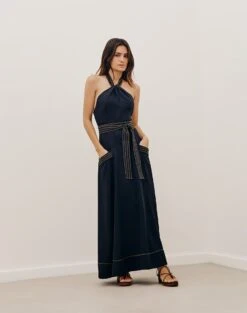 Virginia Midi Dress - Black