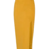 Scales Luiza Midi Skirt - Mustard -FemmeFab Shop ScalesLuiza