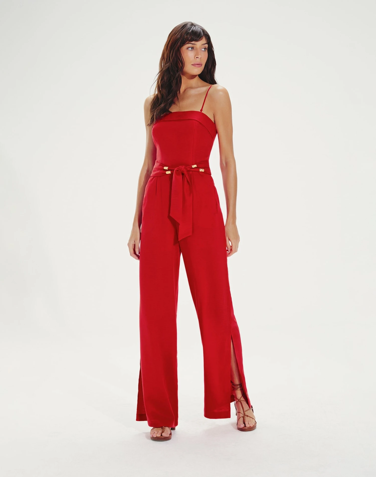 Serena Detail Jumpsuit - Red Pepper 7 Serena Detail Jumpsuit - Red Pepper - Image 5