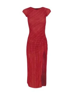 Suzi Midi Dress - Malika 10 Suzi Midi Dress - Malika -FemmeFab Shop SuziMidiDress flat 1