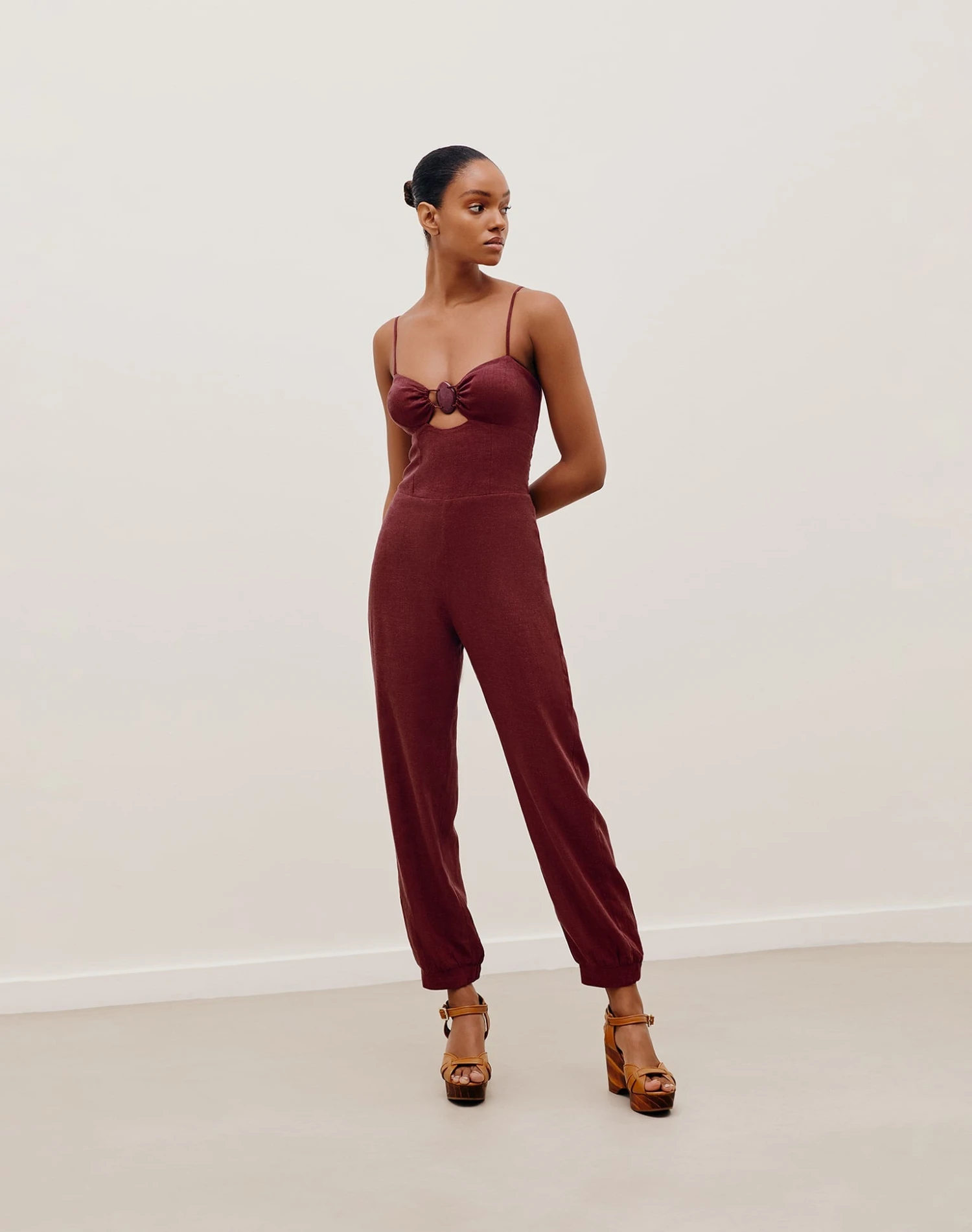 Tuane Jumpsuit - Cranberry 7 Tuane Jumpsuit - Cranberry - Image 5