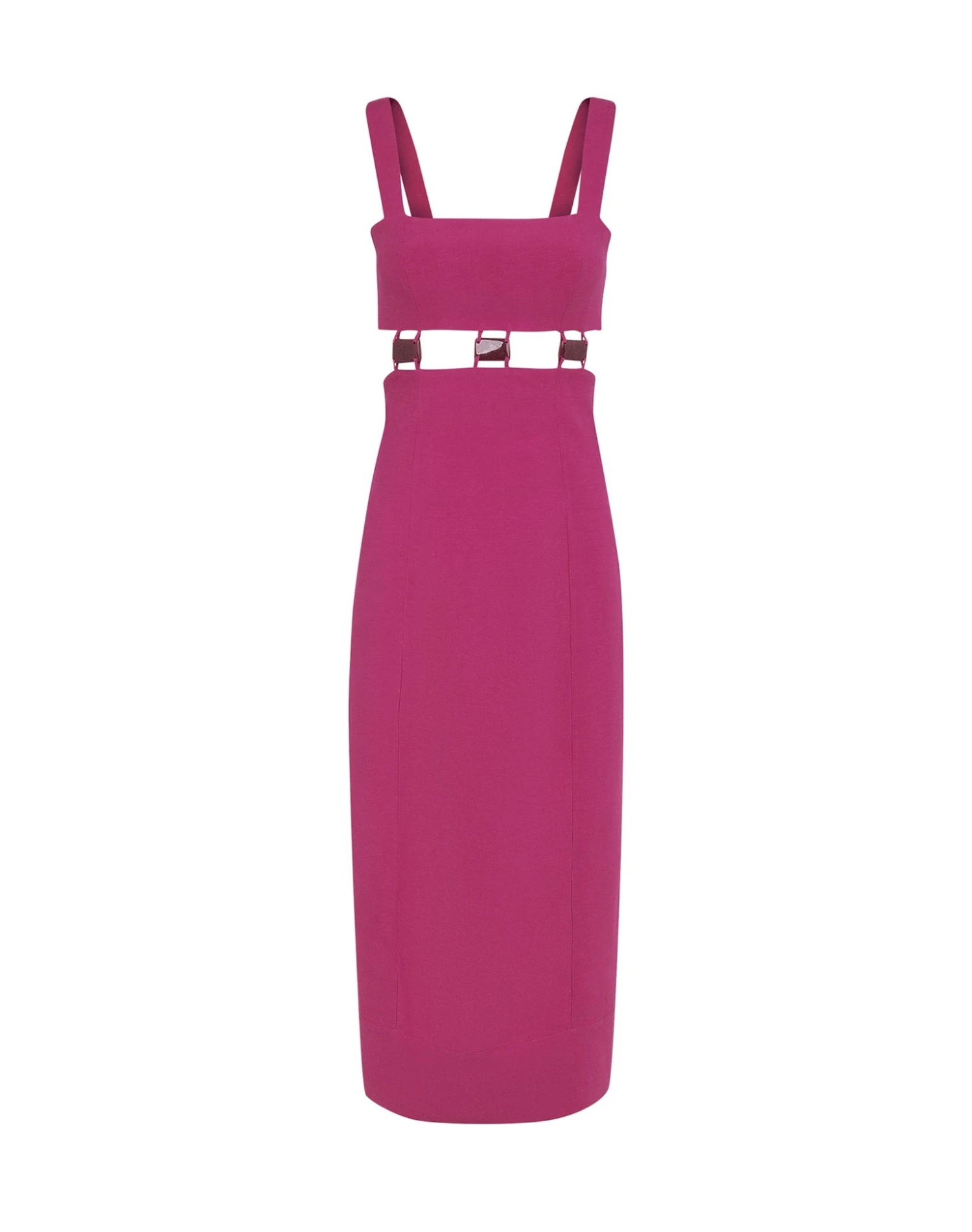 Tuane Midi Dress - Bubblegum 6 Tuane Midi Dress - Bubblegum - Image 4