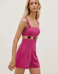 Tuane Mini Jumper - Bubblegum -FemmeFab Shop TUANEDETAILMINIJUMPER DETAIL