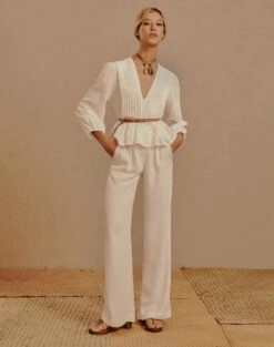 Ully Pants - White -FemmeFab Shop Ully Pants5