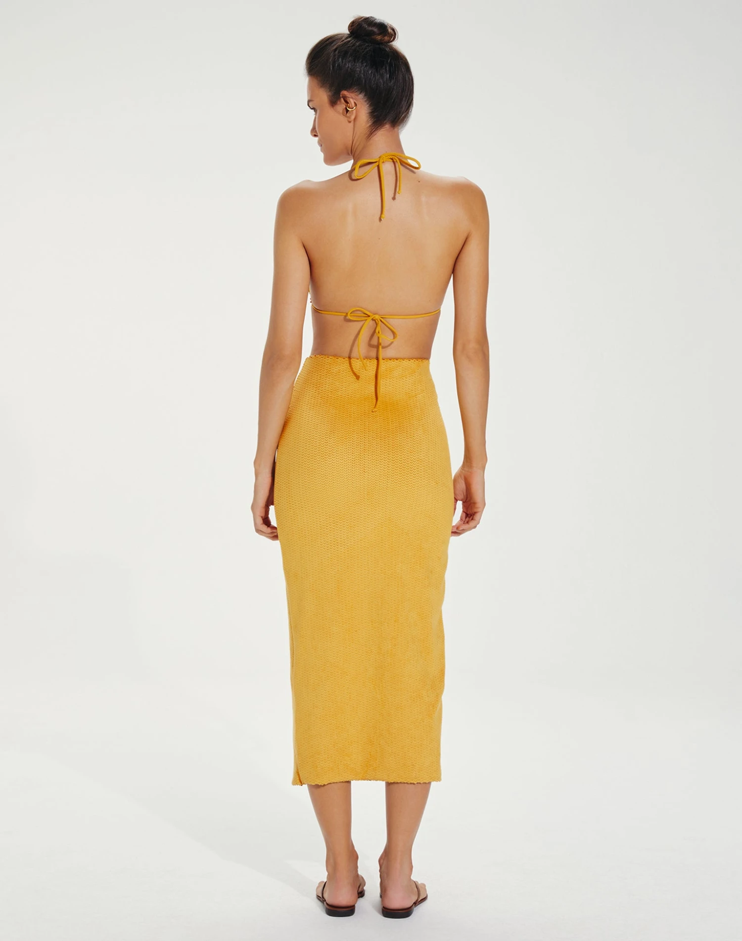 Scales Luiza Midi Skirt - Mustard 5 Scales Luiza Midi Skirt - Mustard - Image 3