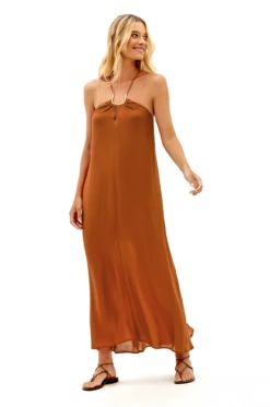 Emily Long Dress - Camel -FemmeFab Shop VC232069 2 d37fd38d a3ba 4be9 b4aa c06b19b69179