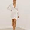 Marge Short Cover Up - Off White -FemmeFab Shop VC236011 003 2 vitrine