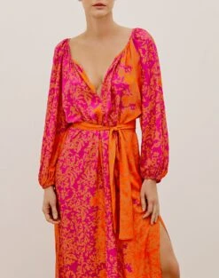 Vicky Long Caftan (final Sale) - Allena 8 Vicky Long Caftan (final Sale) - Allena -FemmeFab Shop VC236037 COR 3