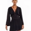 Lara Mini Dress - Black -FemmeFab Shop VW222071 1 crop