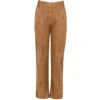 Valentina Pants - Toffee -FemmeFab Shop ValentinaPants flat