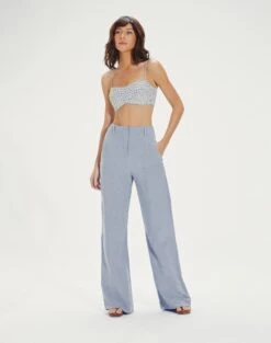 Victoria Pants - Blue Jeans -FemmeFab Shop VictoriaPants front 8016325b b781 4b34 92de 4a38c985a3b1