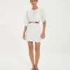 Zaila Detail Short Cover Up - Off White 2 Zaila Detail Short Cover Up - Off White -FemmeFab Shop ZailaDetailShortCoverUp front bf1121b2 3ee4 4196 8dce 82ebf6c99061