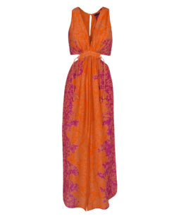 Nayara Detail Long Dress (final Sale) - Allena -FemmeFab Shop allena naya dress flat