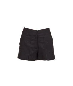 Bela Mini Shorts - Black 12 Bela Mini Shorts - Black -FemmeFab Shop black bela short flat10 42 21 499
