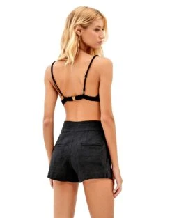 Bela Shorts - Black 12 Bela Shorts - Black -FemmeFab Shop black elli top bela short back