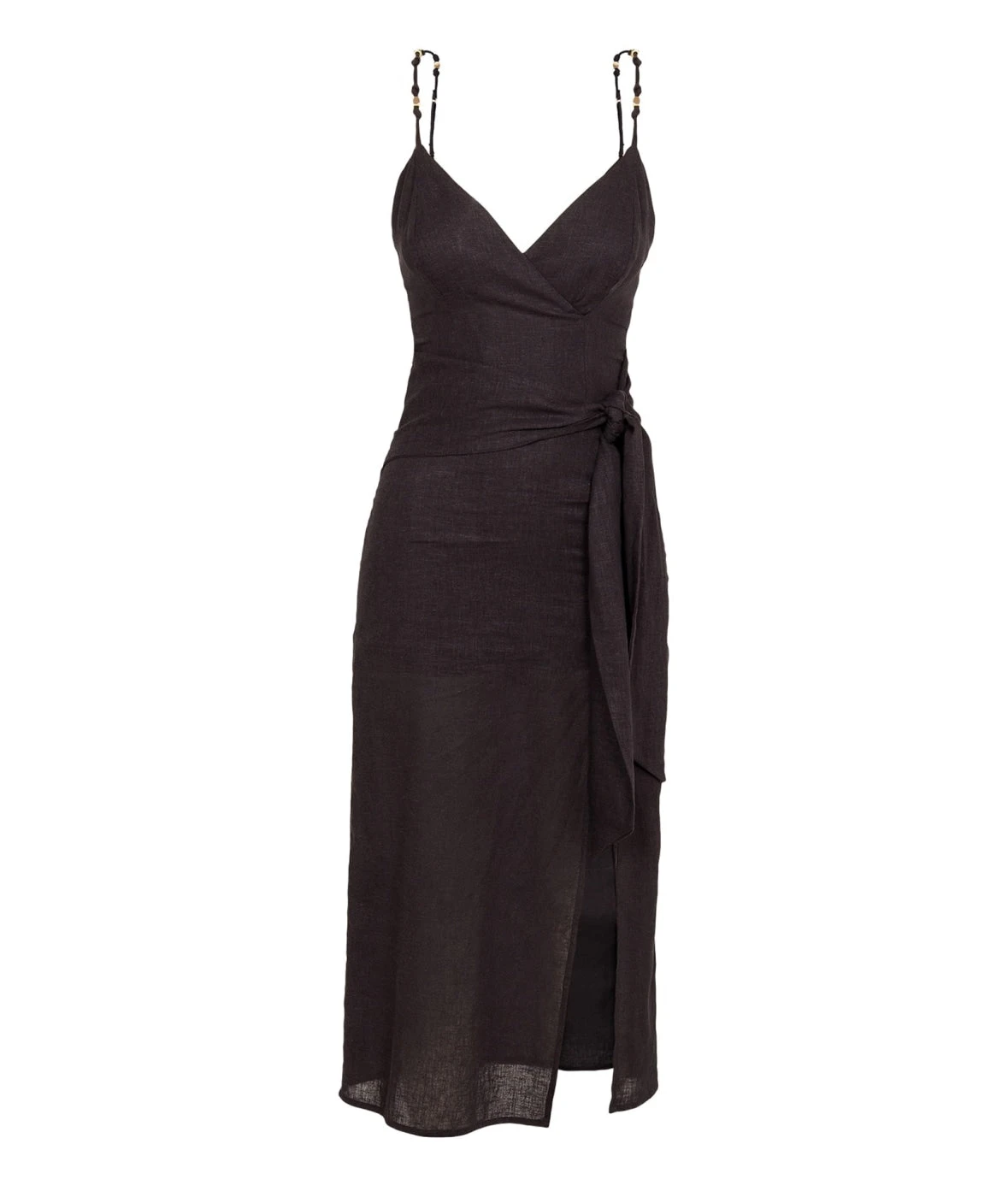 Alanna Midi Dress - Black 5 Alanna Midi Dress - Black - Image 3