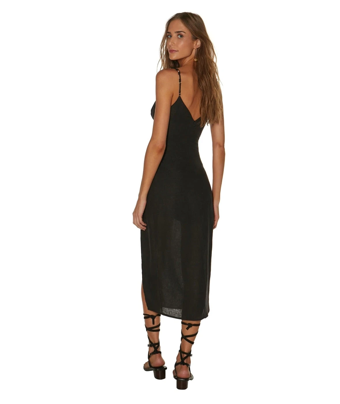 Alanna Midi Dress - Black 4 Alanna Midi Dress - Black - Image 2