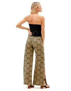 Iris Top - Black 9 Iris Top - Black -FemmeFab Shop black iris top pistchio eter pants back