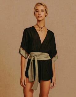 Liz Mini Jumper - Black 13 Liz Mini Jumper - Black -FemmeFab Shop black liz jumper lifestyle