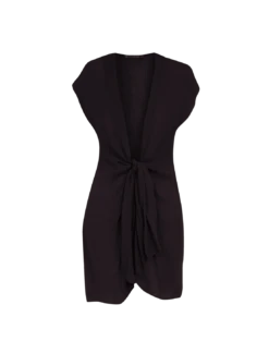 Sasha Short Cover Up - Black -FemmeFab Shop black sasha coverup flat 41e6c0e7 645a 4108 b2a4 2e46fdcae6a4