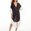 Venus Long Caftan - Black 1 Venus Long Caftan - Black -FemmeFab Shop black venus caftan 1