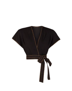 Vera Blouse - Black -FemmeFab Shop black vera blouse