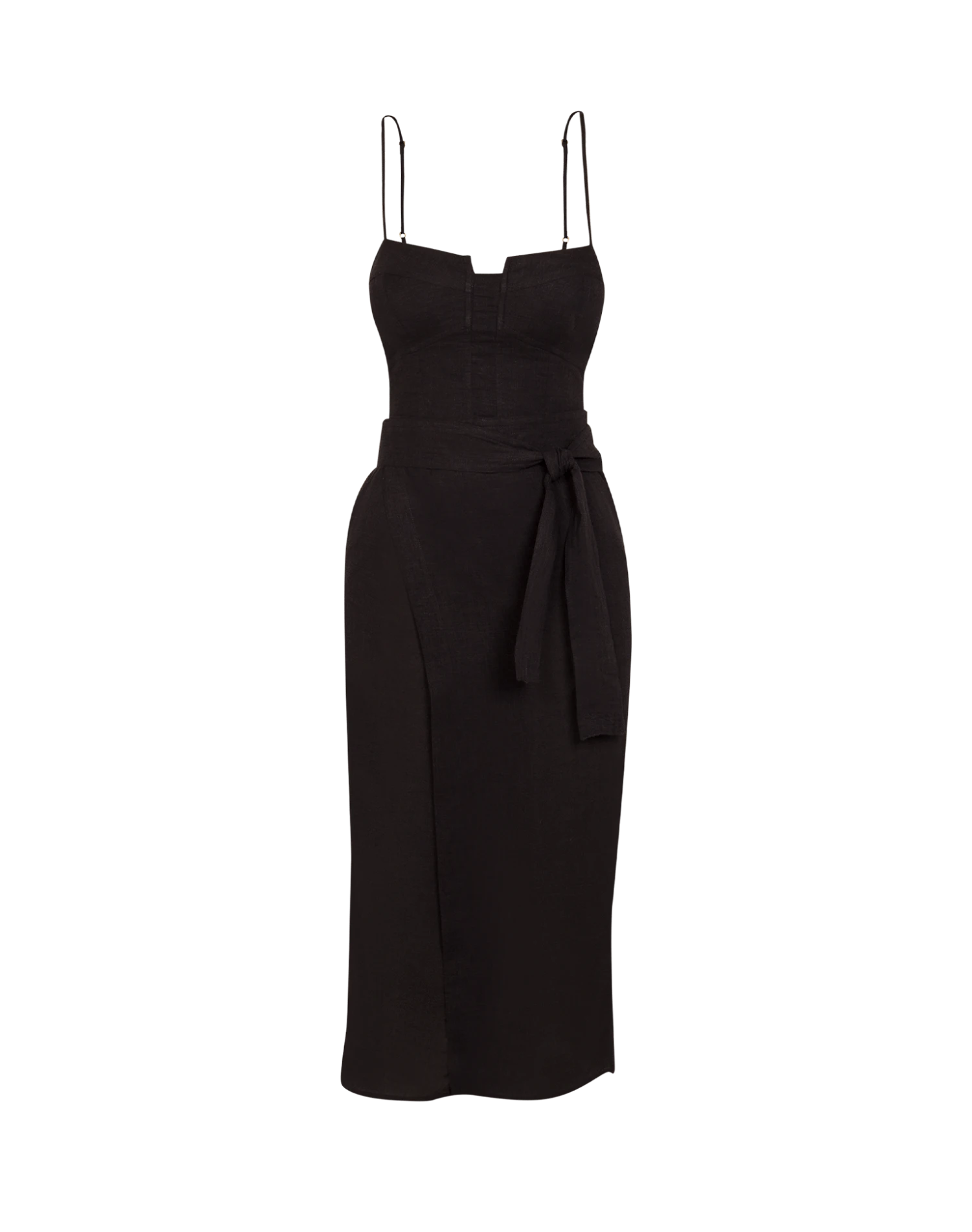 Yasmin Midi Dress - Black 5 Yasmin Midi Dress - Black - Image 3