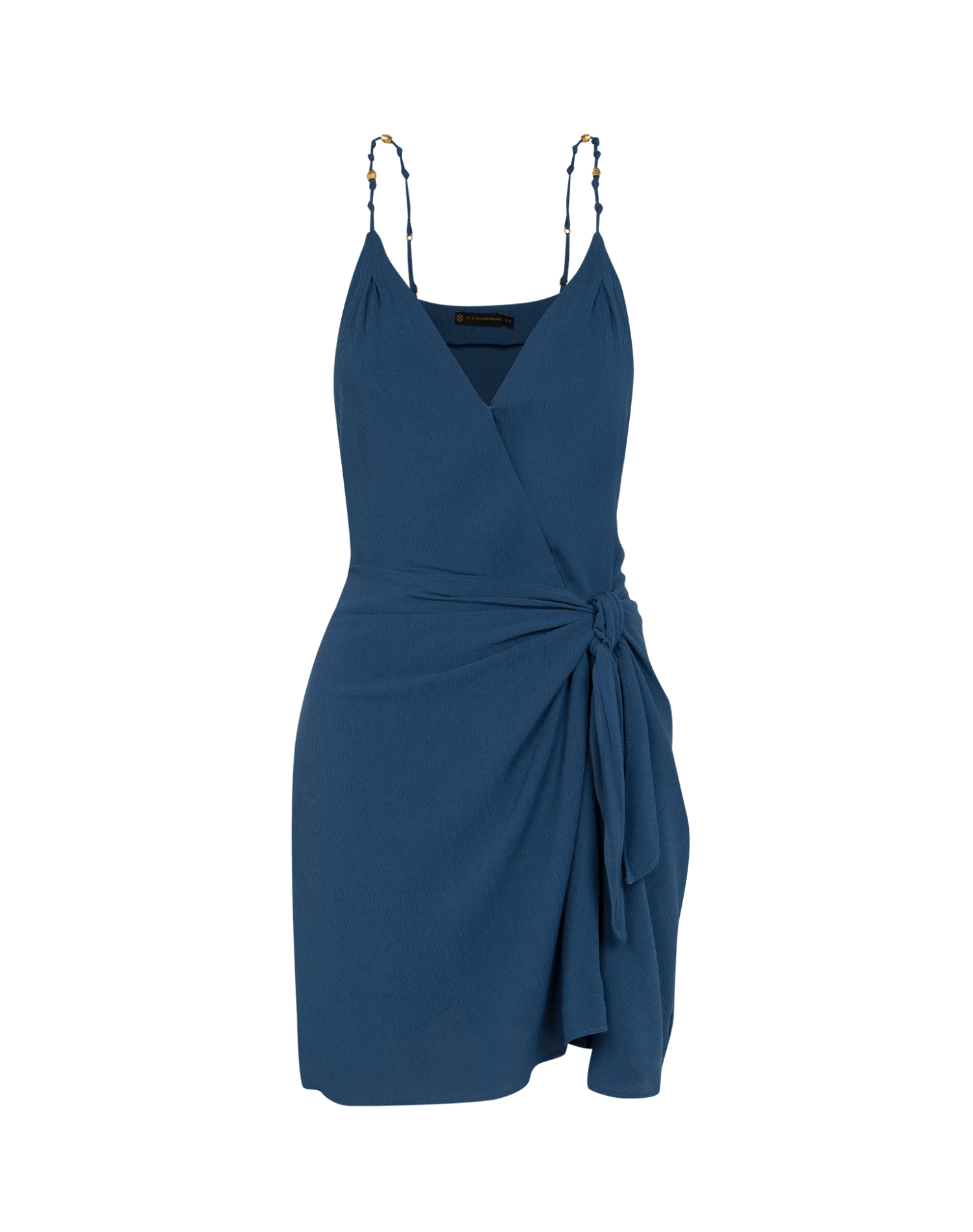 Gisa Short Dress - Blue Grey 7 Gisa Short Dress - Blue Grey - Image 5