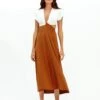 Loop Midi Cover Up - Camel -FemmeFab Shop camel loop coverup