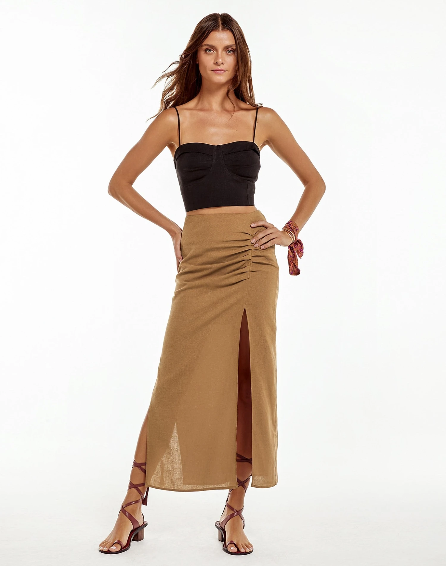 Clara Long Skirt - Dark Desert 8 Clara Long Skirt - Dark Desert - Image 6