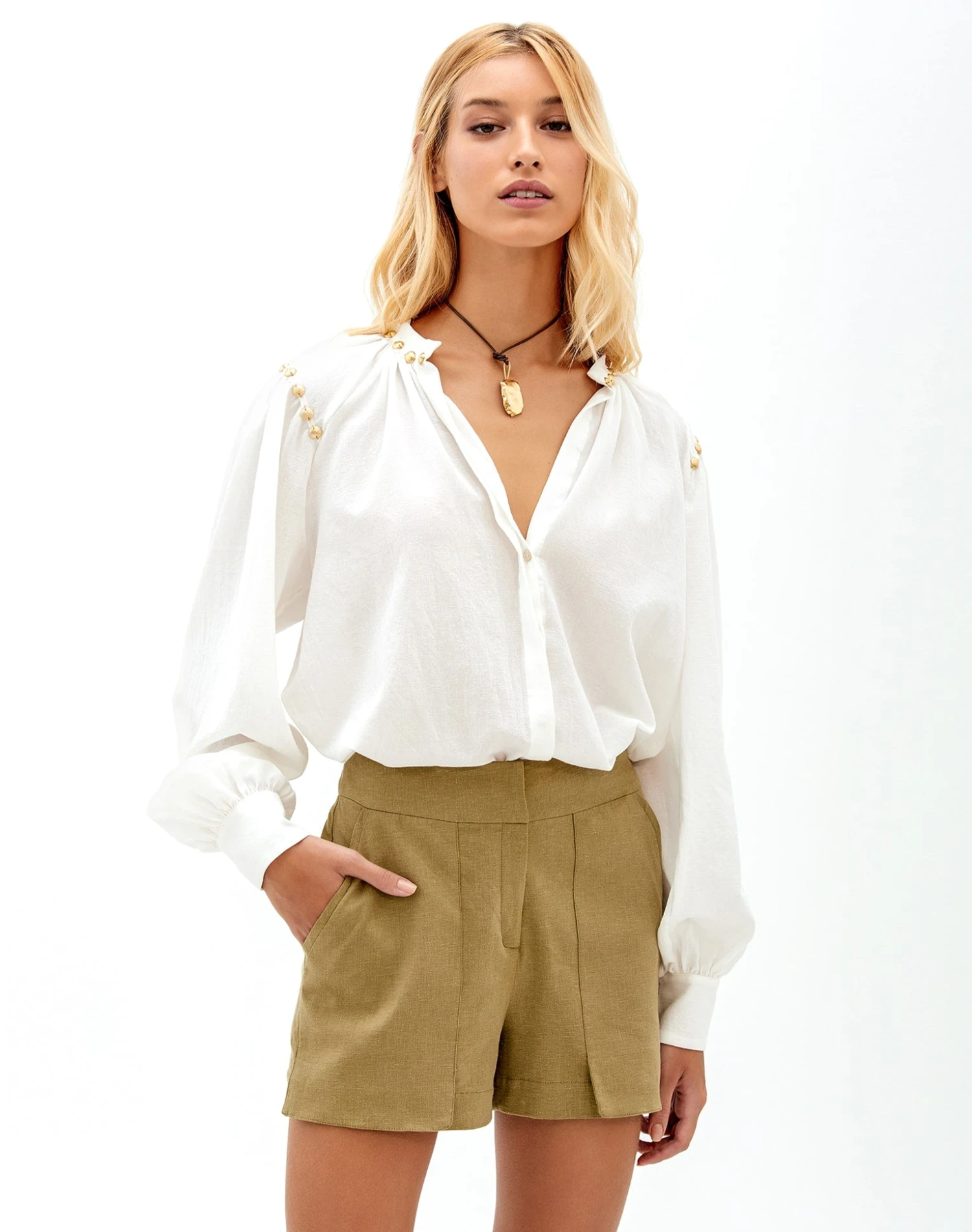 Edite Blouse - White 6 Edite Blouse - White - Image 4