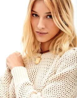 Georgia Sweater - White -FemmeFab Shop georgia pull 1