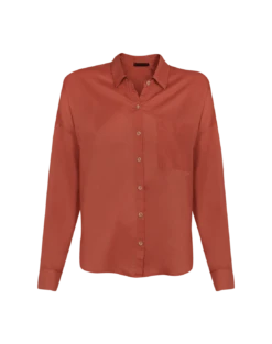 Carmen Blouse (final Sale) - Ginger -FemmeFab Shop ginger carmen blouse flat