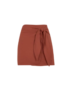 Rai Mini Skirt - Ginger -FemmeFab Shop ginger rai skirt flat