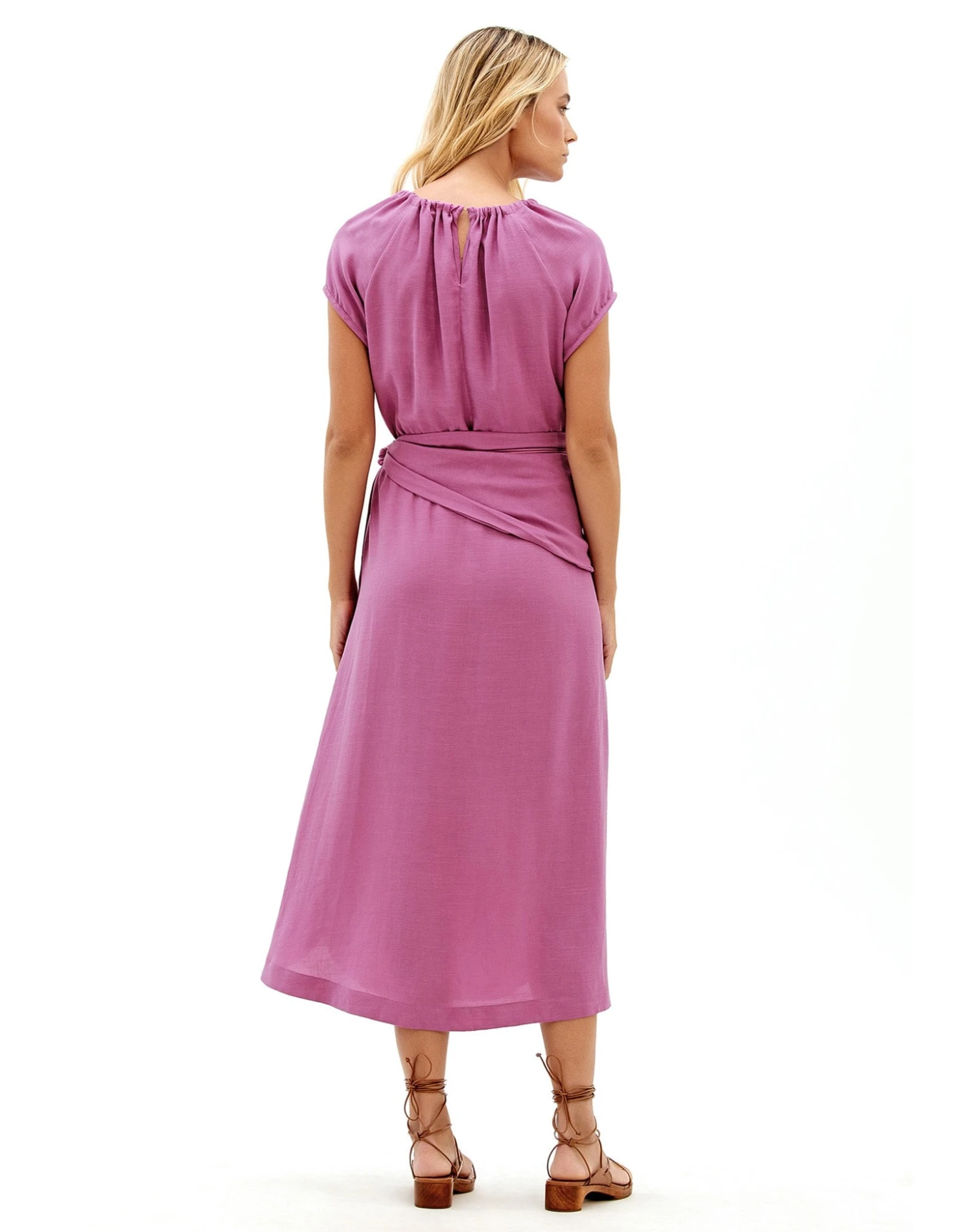 Claire Detail Midi Dress - Lotus 4 Claire Detail Midi Dress - Lotus - Image 2