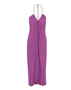 Melanie Detail Midi Dress - Lotus -FemmeFab Shop lotus melanie dress flat